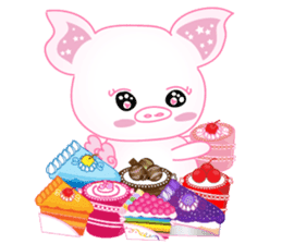 Angel Pig : MooNuum sticker #1943443