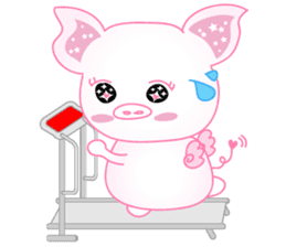 Angel Pig : MooNuum sticker #1943446