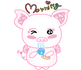 Angel Pig : MooNuum sticker #1943448