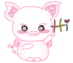 Angel Pig : MooNuum sticker #1943451