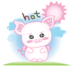 Angel Pig : MooNuum sticker #1943453