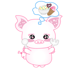 Angel Pig : MooNuum sticker #1943454