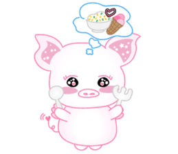 Angel Pig : MooNuum sticker #1943454