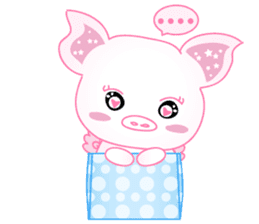 Angel Pig : MooNuum sticker #1943455
