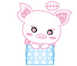 Angel Pig : MooNuum sticker #1943455