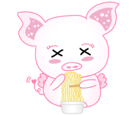 Angel Pig : MooNuum sticker #1943458