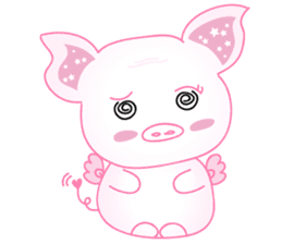 Angel Pig : MooNuum sticker #1943459