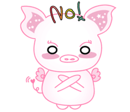 Angel Pig : MooNuum sticker #1943460