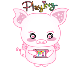 Angel Pig : MooNuum sticker #1943462