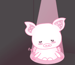Angel Pig : MooNuum sticker #1943465