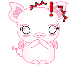 Angel Pig : MooNuum sticker #1943466