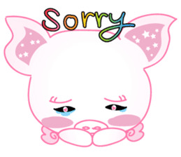 Angel Pig : MooNuum sticker #1943470