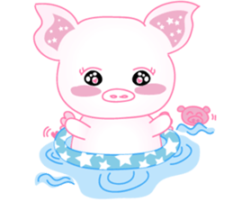 Angel Pig : MooNuum sticker #1943473