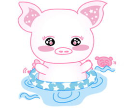 Angel Pig : MooNuum sticker #1943473