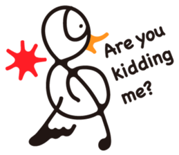 TREBLE CLEF BIRD sticker #1943686