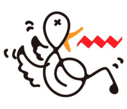 TREBLE CLEF BIRD sticker #1943714