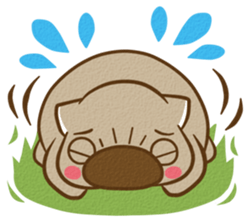 wombat friends sticker #1943892