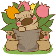 wombat friends sticker #1943893