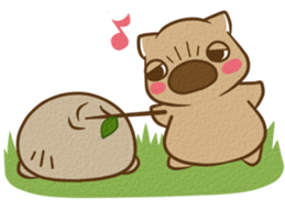wombat friends sticker #1943896