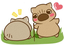 wombat friends sticker #1943897