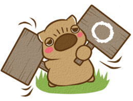 wombat friends sticker #1943903