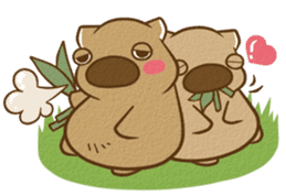 wombat friends sticker #1943905