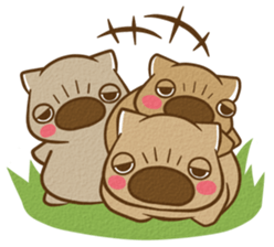wombat friends sticker #1943907