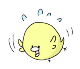 Loose touch  chick sticker #1944086