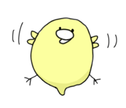 Loose touch  chick sticker #1944090