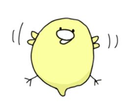 Loose touch  chick sticker #1944090