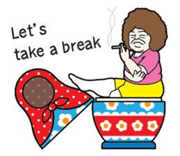 "Mrs. Matryoshka" english ver. sticker #1944757