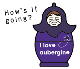 "Mrs. Matryoshka" english ver. sticker #1944759