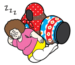 "Mrs. Matryoshka" english ver. sticker #1944760