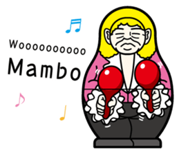 "Mrs. Matryoshka" english ver. sticker #1944763