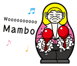 "Mrs. Matryoshka" english ver. sticker #1944763