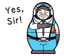 "Mrs. Matryoshka" english ver. sticker #1944764