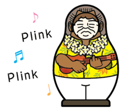 "Mrs. Matryoshka" english ver. sticker #1944774