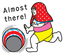 "Mrs. Matryoshka" english ver. sticker #1944778