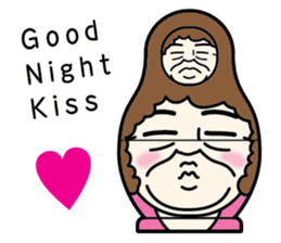 "Mrs. Matryoshka" english ver. sticker #1944791