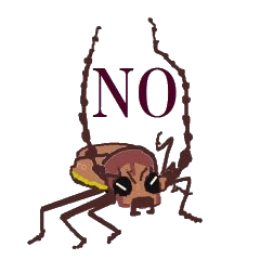 Sticker of insects