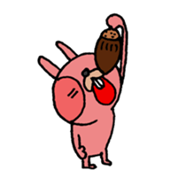 pink squirrel sticker #1945084