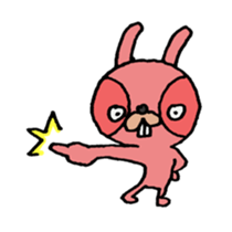 pink squirrel sticker #1945108