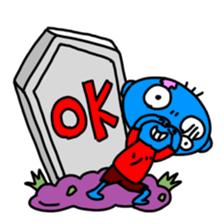 Zombie Sticker(cute horror) sticker #1945203