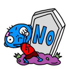 Zombie Sticker(cute horror) sticker #1945204