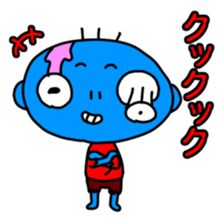 Zombie Sticker(cute horror) sticker #1945216