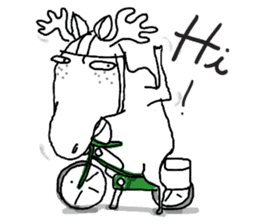 Roger with green moped (EN) sticker #1945277