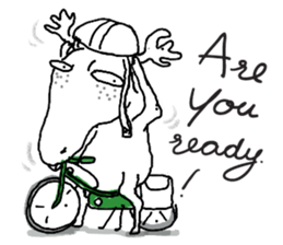 Roger with green moped (EN) sticker #1945278