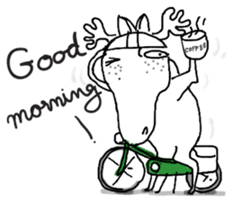 Roger with green moped (EN) sticker #1945280