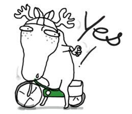 Roger with green moped (EN) sticker #1945281