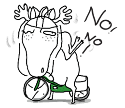 Roger with green moped (EN) sticker #1945282